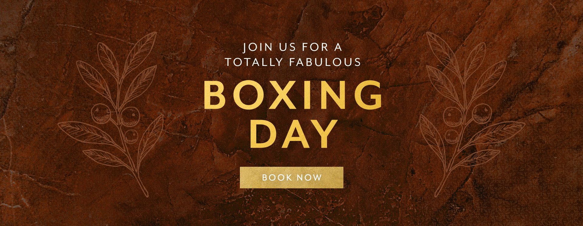 Boxing Day menu at The Lyttelton Arms