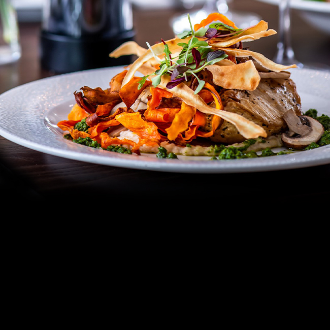 Vegan menu at The Lyttelton Arms