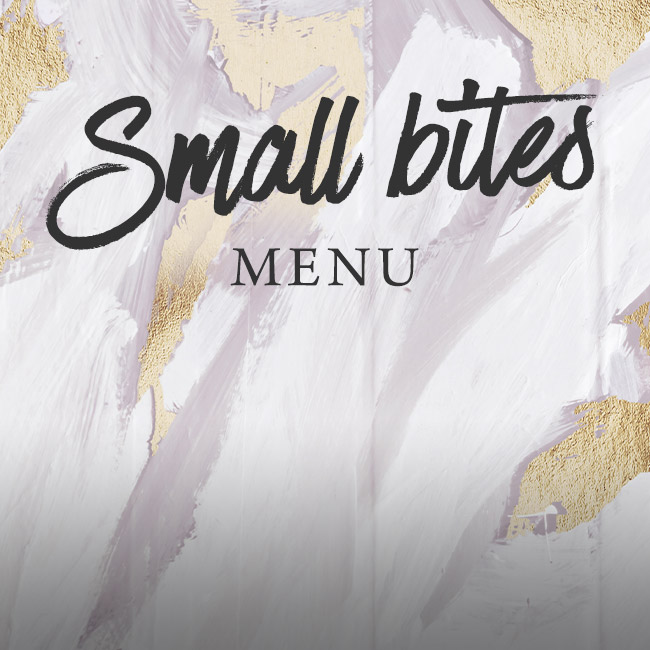 Small Bites menu at The Lyttelton Arms 